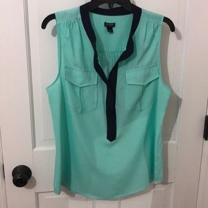 J Crew sleeveless blouse